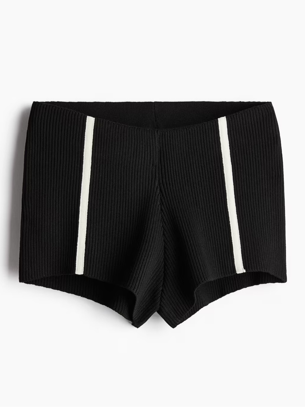 H&M Black Women's Knitted Shorts
